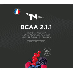 BCAA 2.1.1 - Team Nutrition - 250g Fruits des bois