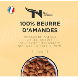 100% Beurre amandes - Team nutrition