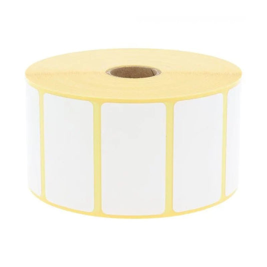 2100 Etiquettes Thermique Permanent - 57x32mm