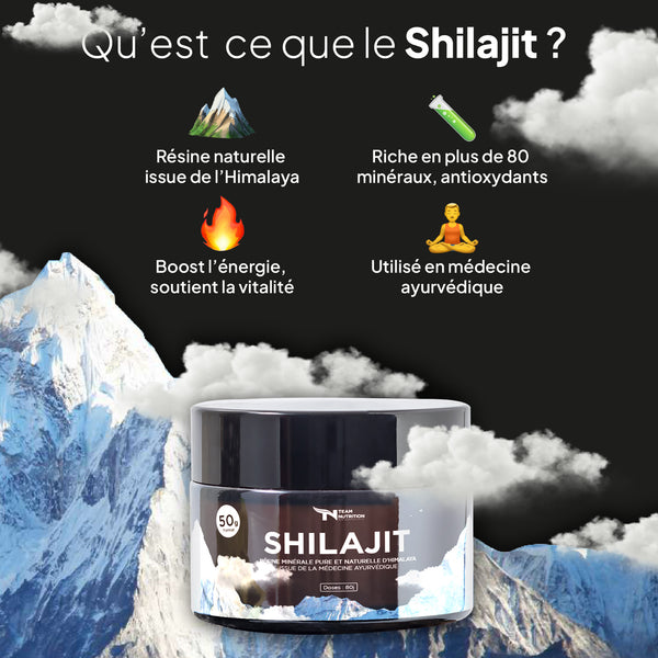 Shilajit - Résine d'Himalaya (Grade or)