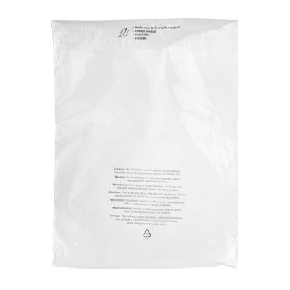 Sachet à rabat avec avertissement - LOT DE 100